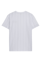 Classic Label Pinstripes T-Shirt White