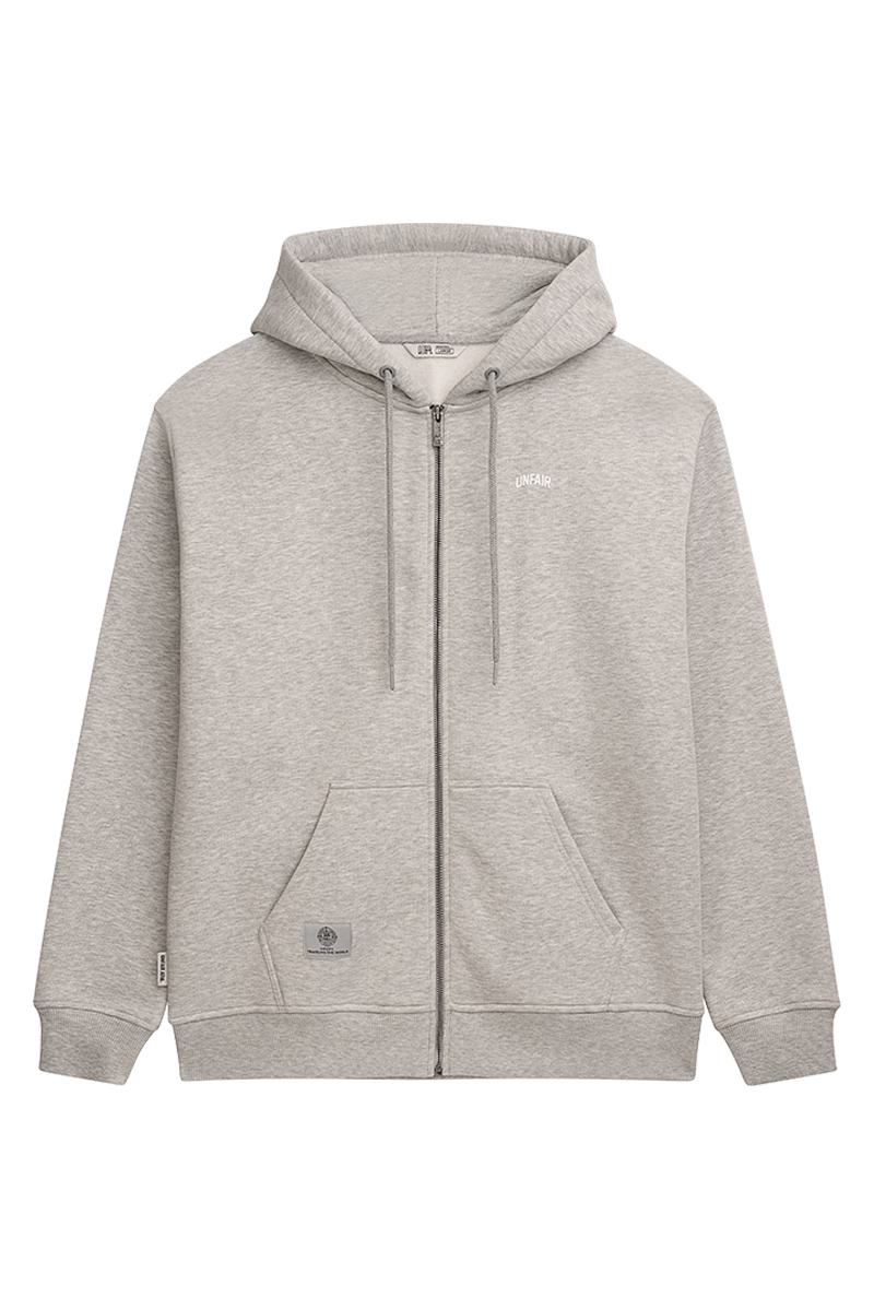 TTW Zip Hoodie Grey Melange