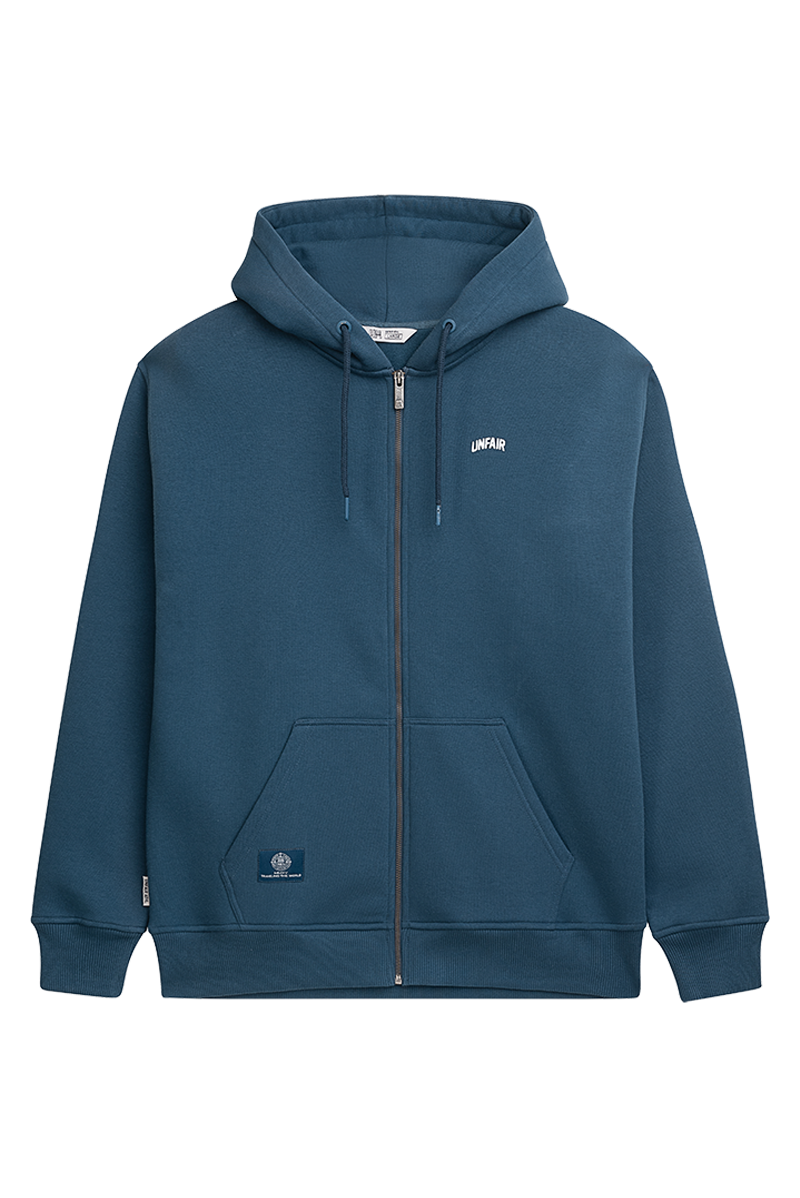 TTW Zip Hoodie Mid Blue