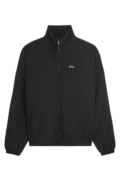 Curved Peached Jacket Black