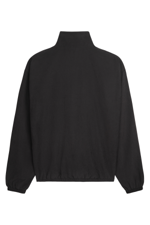 Curved Peached Jacket Black