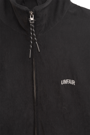 Curved Peached Jacket Black