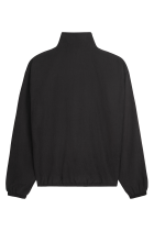 Curved Peached Jacket Black