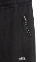 Curved Peached Pants Black