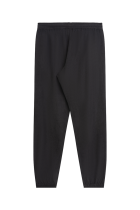 Curved Peached Pants Black