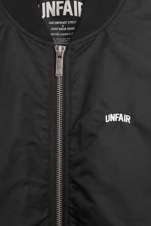 Curved Bomber Jacket Black