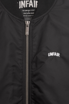 Curved Bomber Jacket Black