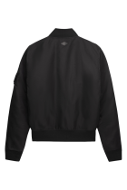 Curved Bomber Jacket Black