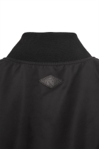 Curved Bomber Jacket Black