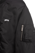 Curved Bomber Jacket Black