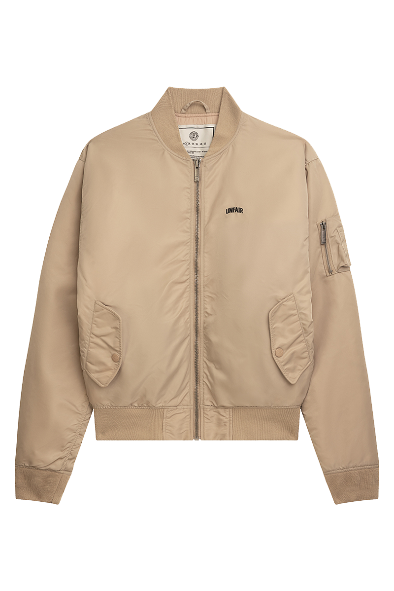 Curved Bomber Jacket Desert box