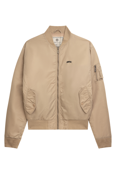 Curved Bomber Jacket Desert