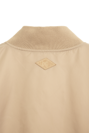 Curved Bomber Jacket Desert