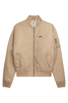 Curved Bomber Jacket Desert