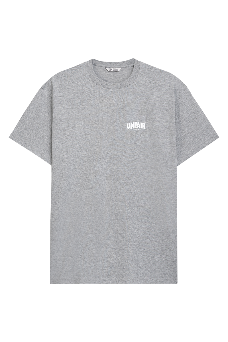 Classic Label Pocket Print T-Shirt Grey Melange