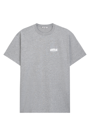 Classic Label Pocket Print T-Shirt Grey Melange