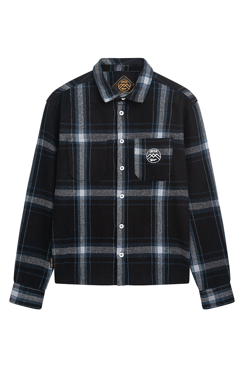 Unfair x Dreierhopp Flanell Overshirt Navy