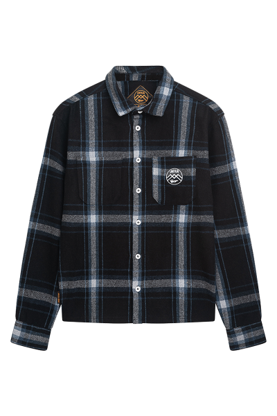 Unfair x Dreierhopp Flanell Overshirt Navy
