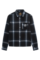 Unfair x Dreierhopp Flanell Overshirt Navy
