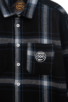 Unfair x Dreierhopp Flanell Overshirt Navy
