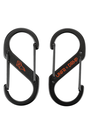 Unfair x Dreierhopp Karabiner Black One Pack