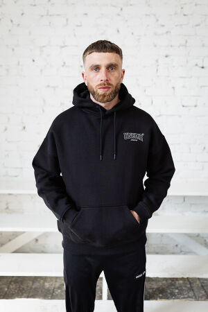 Stands Oversized Hoodie Black