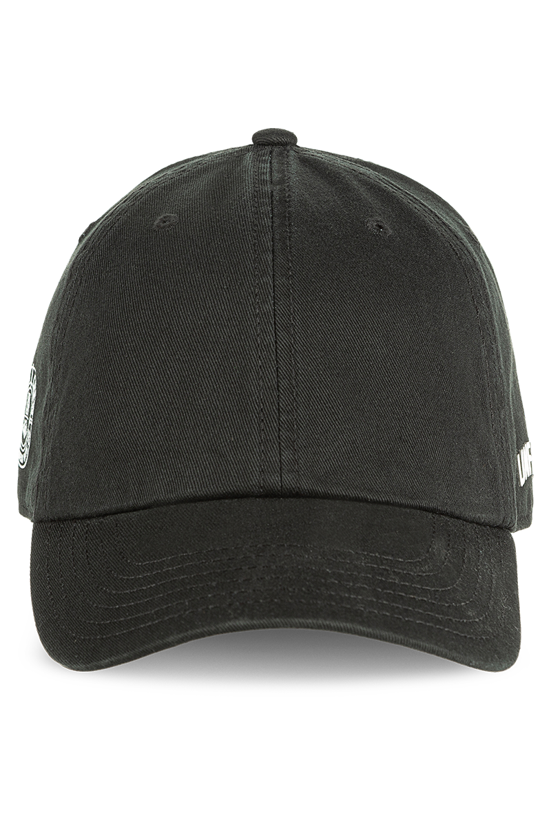Two Side Logo Cap Black
