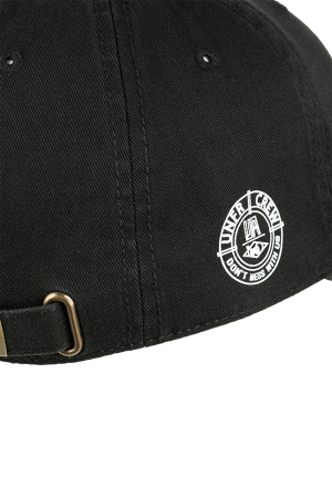 Two Side Logo Cap Black