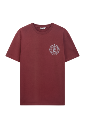 DMWU BP T-Shirt Burgundy/Skyblue