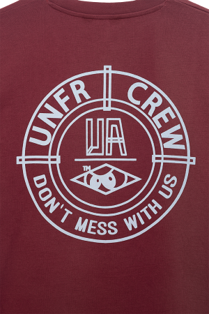 DMWU BP T-Shirt Burgundy/Skyblue