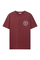 DMWU BP T-Shirt Burgundy/Skyblue