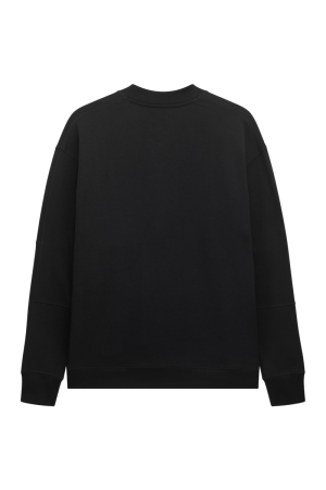 Two Side Logo Crewneck Black