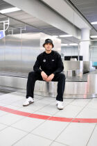 Two Side Logo Crewneck Black