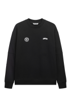Two Side Logo Crewneck Black