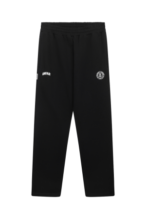 Two Side Logo Sweatpants Black