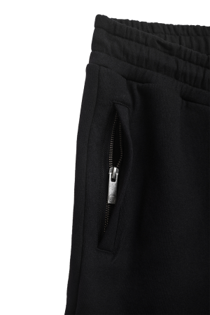 Two Side Logo Shorts Black