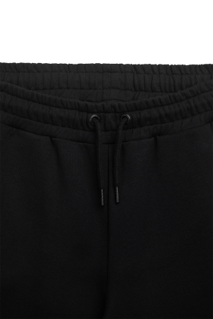 Two Side Logo Shorts Black