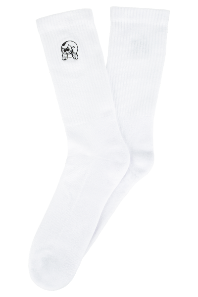 Punchingball Socks White (2 Pack)