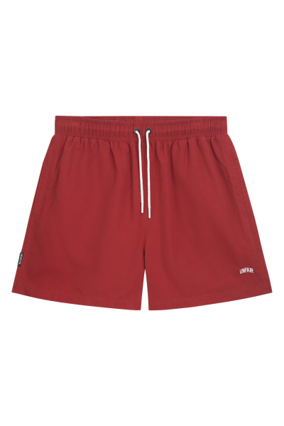 Water Effect Shorts Burgundy