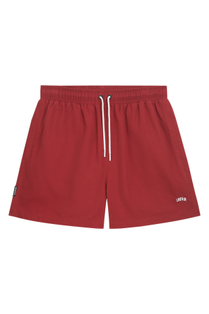 Water Effect Shorts Burgundy