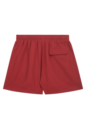 Water Effect Shorts Burgundy