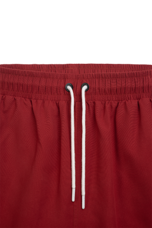 Water Effect Shorts Burgundy