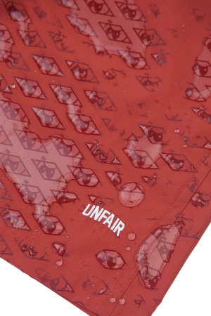 Water Effect Shorts Burgundy