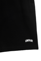 Curved Waffle Shorts Black