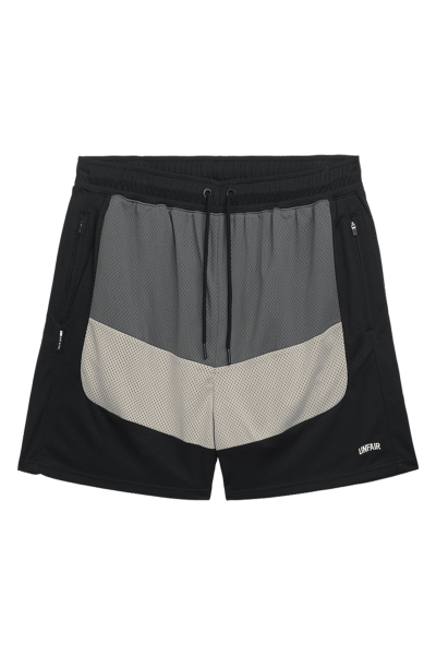 Three Tone Mesh Shorts Grey/Black