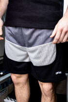 Three Tone Mesh Shorts Grey/Black