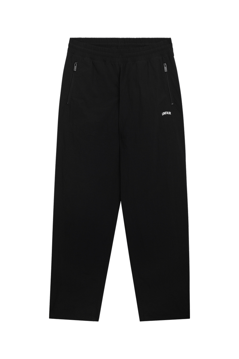 Curved Crushed Nylon Trackpants