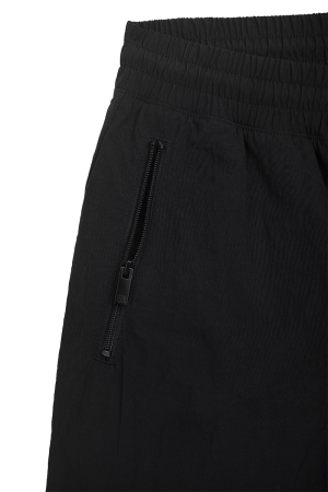 Curved Crushed Nylon Trackpants