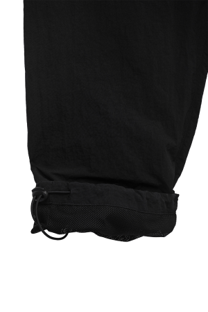 Curved Crushed Nylon Trackpants