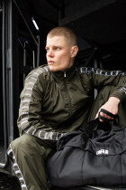 Curved Tape Tracktop Olive